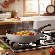 Mamù saltapasta Made in Italy janet 2.0 con un manico antiaderente in alluminio
