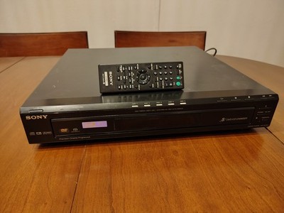 Sony DVP-NC80V 5 Disc CD SACD DVD Changer Player Coax Digital Out WITH REMOTE!