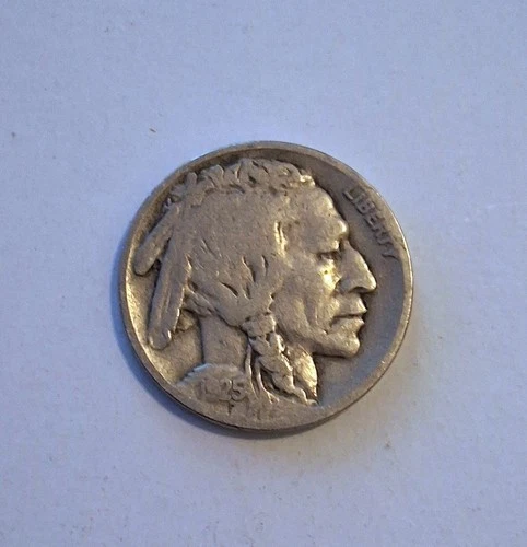 1925 Buffalo Nickel US Coin Very Good