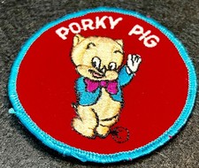 Vintage/1970s Porky Pig Patch Warner Bros Looney Tunes