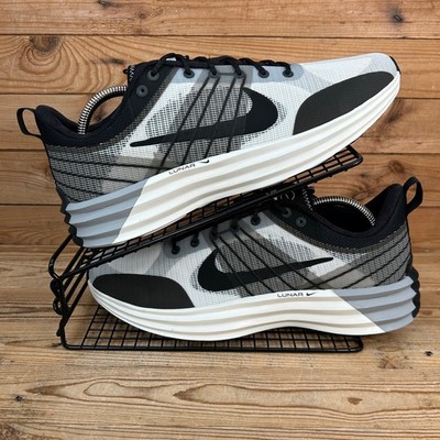 Nike Trainers Mens Size UK 10 Lunar Roam Summit White Black Smoke Grey Shoes