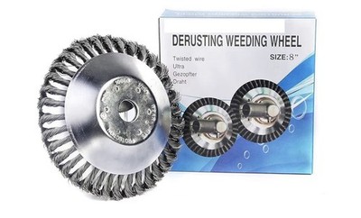 1pc 8  Steel Wire Trimmer Blade For Weed Eater, Rust, Paint Or Grass Removal