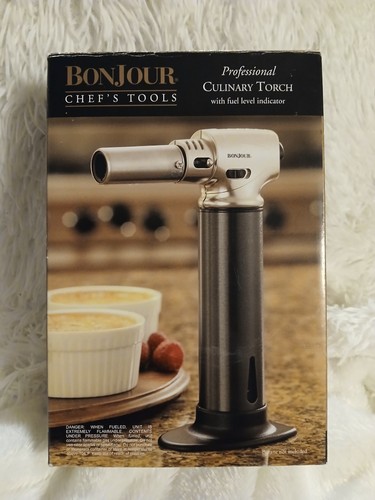 Bonjour Chefs Tools Professional Culinary Torch New Open Box - Afbeelding 12 van 17
