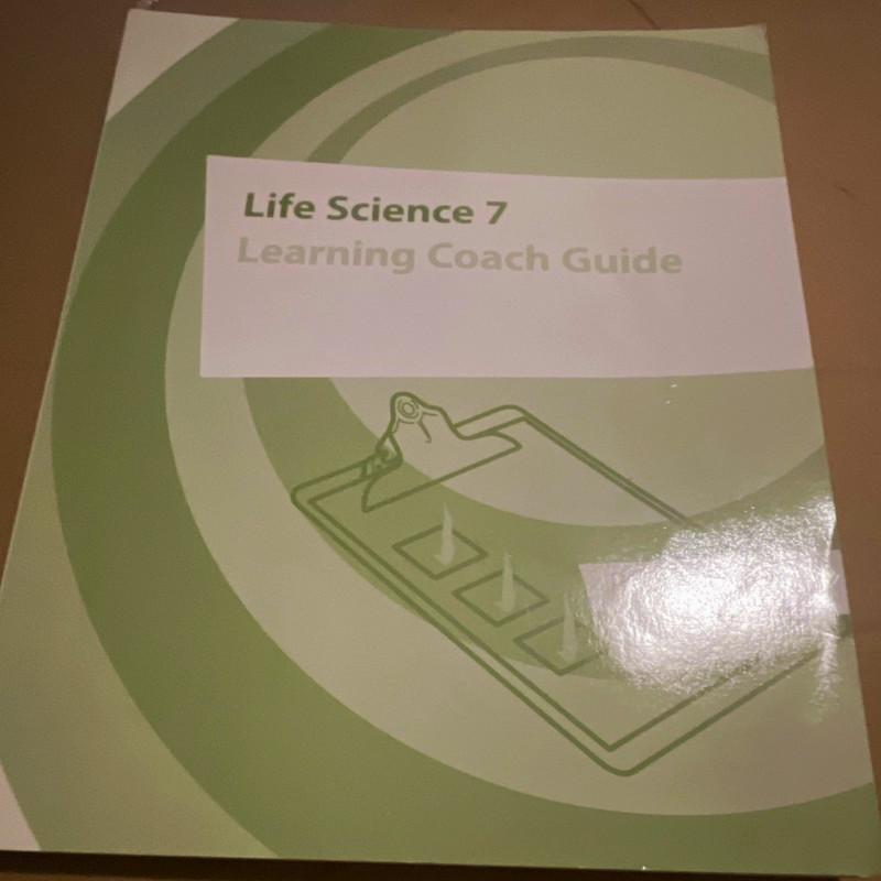 K12 Life Science 7 Learning Coach Guide English Science Book