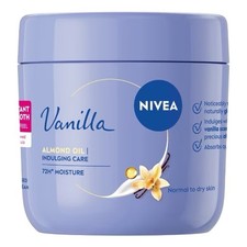 Nivea Body Jar Vanilla and Almond Oil Cream 72h intensive moisturising 400Ml