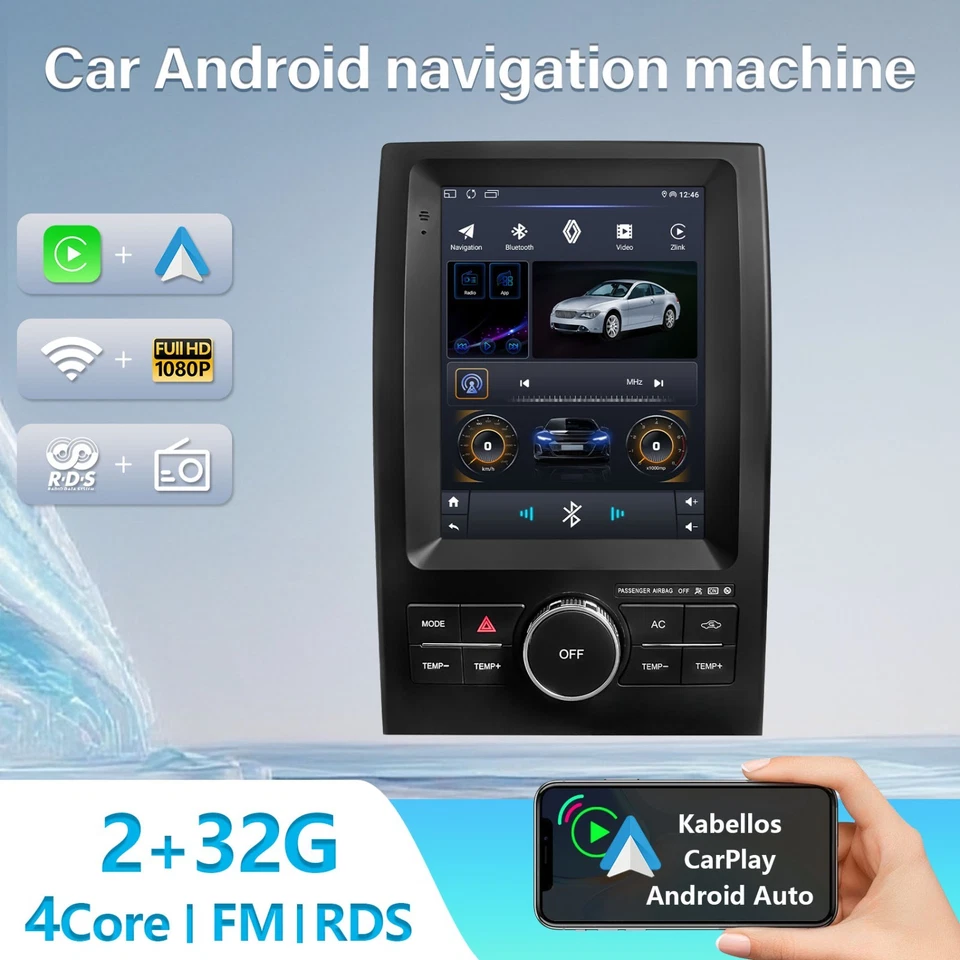For 2013-2019 Ford Flex 9.7" Android 13 Carplay Car Stereo Radio GPS Navi WIFI - Image 2 of 4