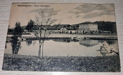 Ansichtskarte Salsomaggiore Parco Municipale FP VG 1917 Adamo Mattioli