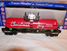 Ready Made Trains RMT 96850-1 Christmas Joy Single Dome Tank Car O-027 Display