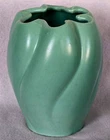 Stangl Fulper Pottery Large Matte Green Vase 3034 Art Deco