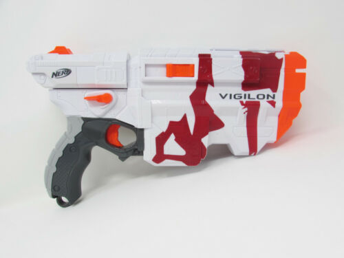 NERF Gun Vigilon Vortex Disc Blaster No Disc 2010 Hasbro Pre-Owned - Picture 1 of 7
