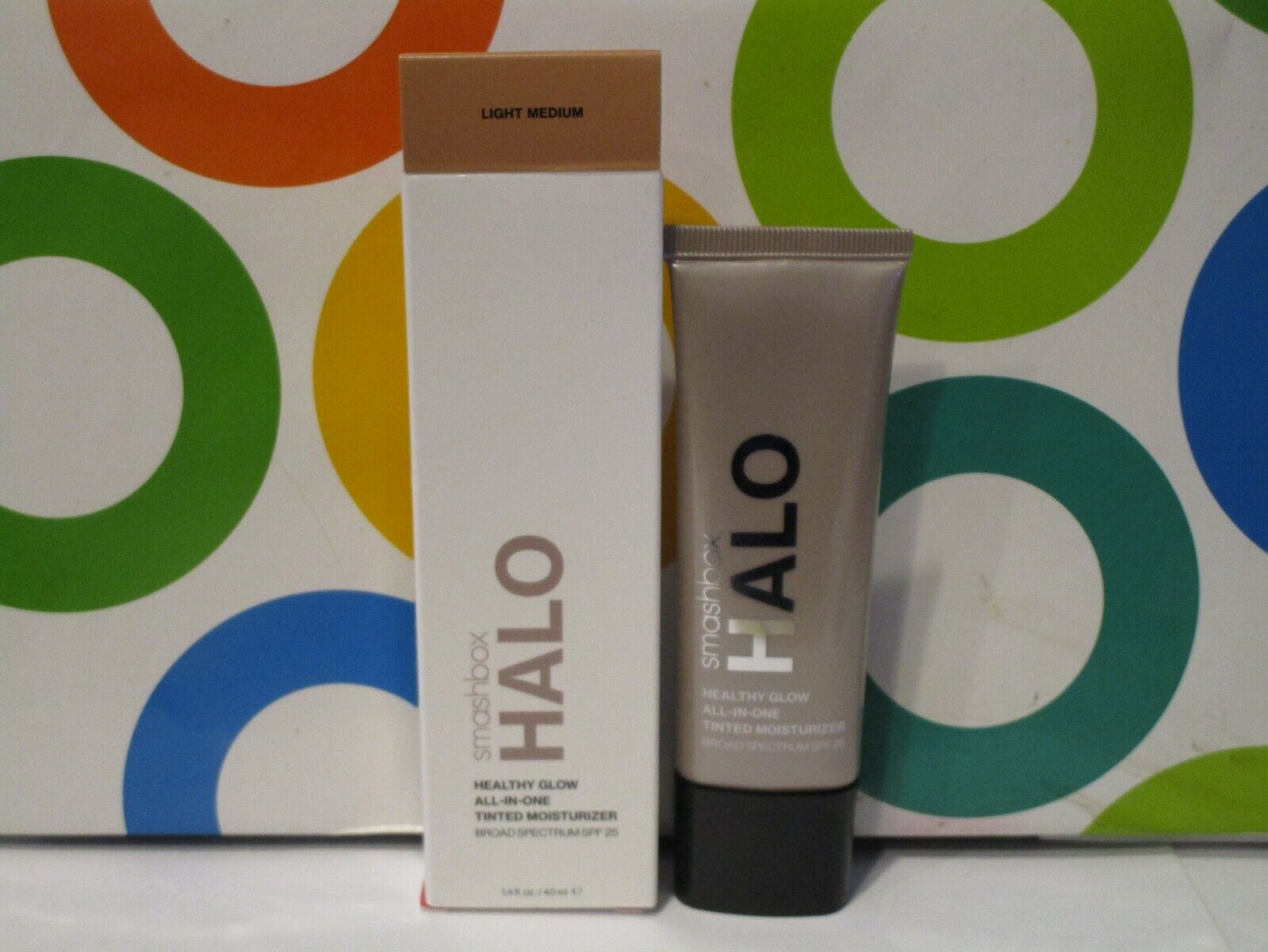 SMASHBOX ~ HALO HEALTHY GLOW ALL IN ONE TINTED MOISTURIZER ~ LIGHT MEDIUM~ BOXED