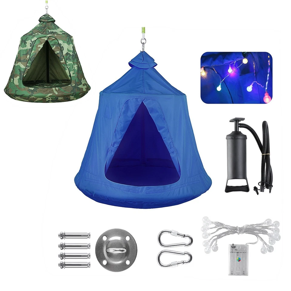 Hanging Tree Tent for Kids Indoor Outdoor Swing Tent Waterproof Play House Tent