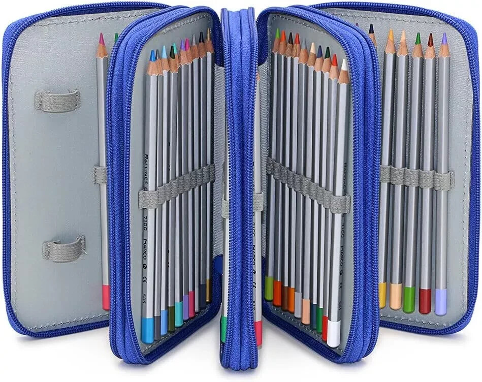 Bag 72 Slots Pencil Organizer Portable Waterc