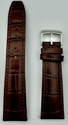 #ad Original Baume amp; Mercier Brown 22mm Calf Leather Watch Band Strap Classima $140.00
