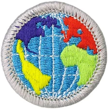 Boy Scout Current Design Eagle Required Merit Badge Citizenship in the World