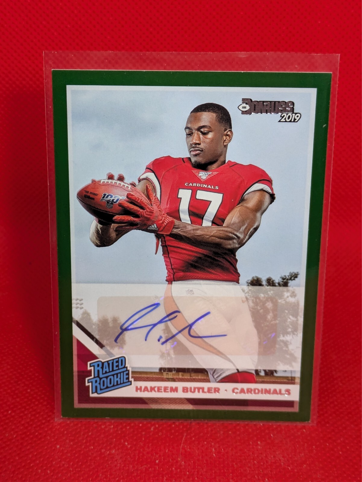 Hakeem Butler Panini Donruss #316 Autograph-Green