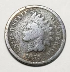 1865 P Indian Head Cent / Penny  CULL   **FREE SHIPPING**