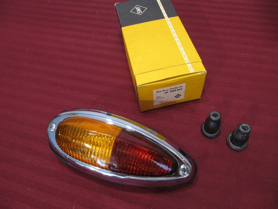 Conjunto de luz trasera izquierda euro NOS SWF Porsche 356A 356B 356C Foto 2 de 4