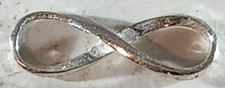 Vintage Sterling Silver INFINITY SYMBOL 15 Charm for a Bracelet, 0.49g