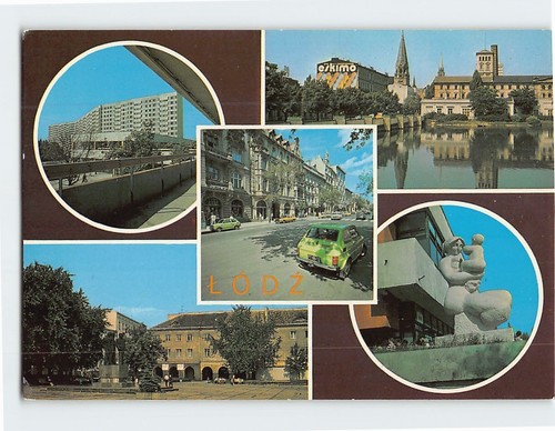 Carte Postale Ancienne Pologne Łódź LODZ, Vintage, état Nice, Années 1900