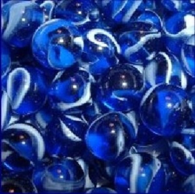 16mm Neptune Pk 50 Glass Marble Players (5/8th