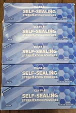 House Brand Dentistry 100529 Self-Sealing Sterilization Pouches 2.75"x9" 1000