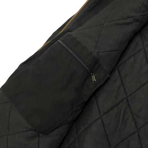 Giacca Carhartt Active vintage J140 nera foderata trapuntata uomo XL made in USA - Foto 12 di 20