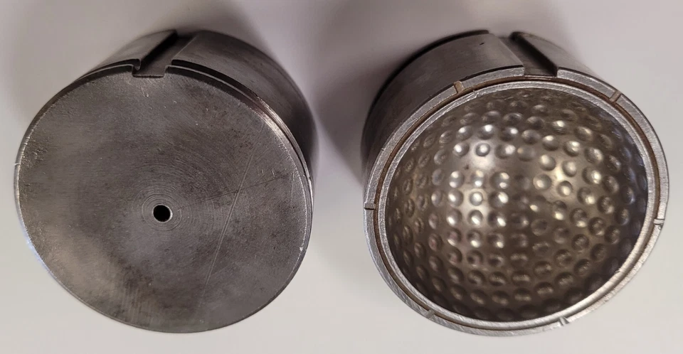 Moldes de bola de golfe vintage, sistema de molde de compressão, presente perfeito para qualquer golfista. - Imagem 4 de 4