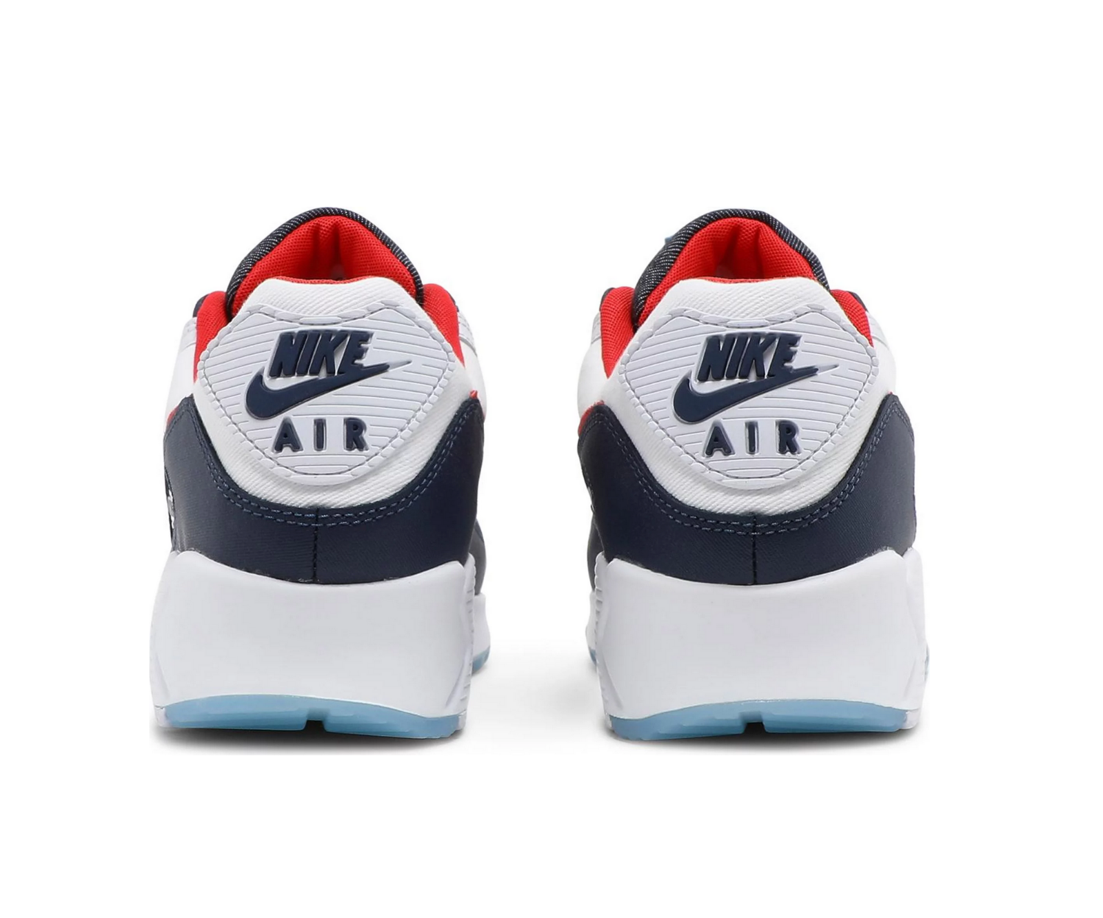 New Mens Nike Air Max 90 in White/Chile 