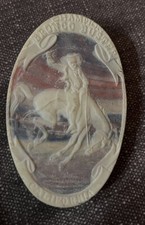 Champion Bronco Buster California Plastic Stone Look Belt Buckle-Rare Vintage