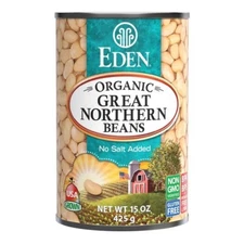 Organic Green Northern Beans  15 Oz (Case Of 12) By Eden Foods