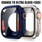 For Apple Watch Series 11 10 46mm 42mm 9 8 SE Change to Ultra Case iWatch Cover