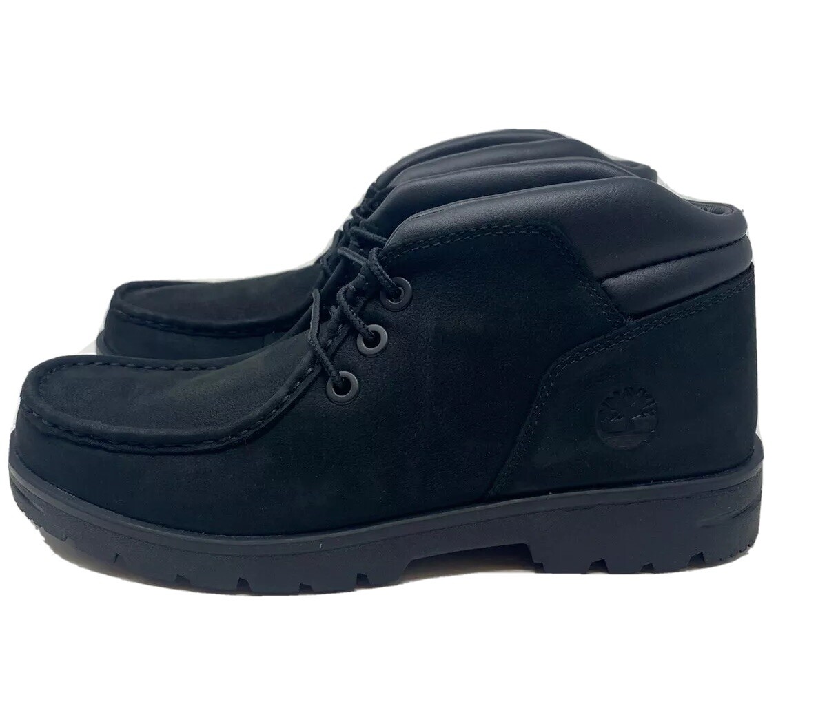 Timberland Men's Newtonbrook Moc Toe Chukka Boot Black Nubuck