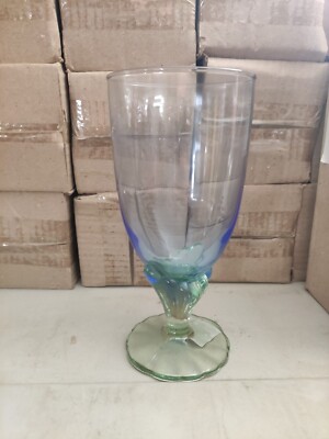 2 x Eiscreme Glas Gelato 20cm Grün Eisglas Eiscremeglas
