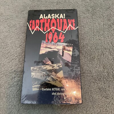 Alaska! Earthquake 1964 (VHS) Contains Actual Rare Footage Shot During the Quake