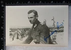 WW2 GERMAN ARMY KNIGHTS CROSS RECIPIENT HERMANN TIETZ SIGNED PHOTO AUTOGRAPH