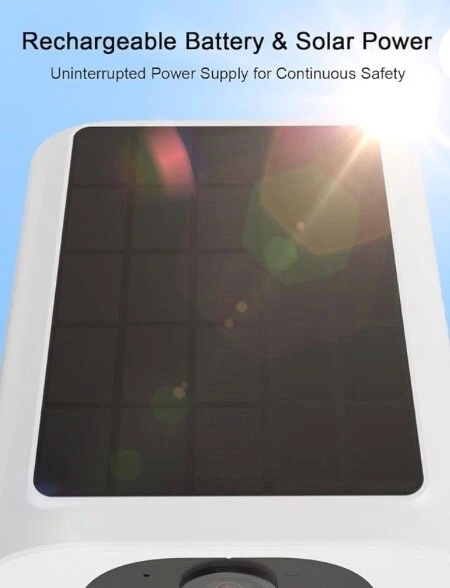 Cámara de seguridad solar ANRAN 2K inalámbrica para exteriores, Foto 3 de 4