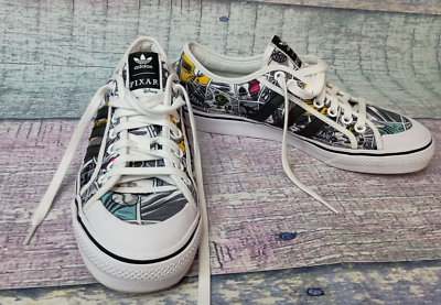 Adidas Originals Disney Pixar x Nizza Men's 10 Shoes White Black