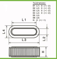 Luftfilter Green FüR Renault Clio Ab 1991 Bis 1998 1.2L RL/RN/RT-60PS