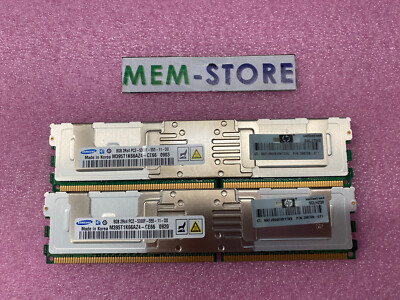 40V2751 16GB 2X8GB PC2-5300L Low Power  FBDIMM IBM System 8853 Samsung HP label
