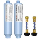 2x Inline Hose Water Filter RV Water Filter Hose Protector Camper Filter