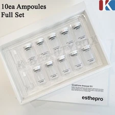 ESTHEPRO Glutathione Ampoule 8ml 10EA Aesthetic Skin Care Ampoule Made in korea
