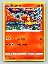 Magmar HP 90 Fiery Punch Attack Rarità Pokémon Rosso Vibrante