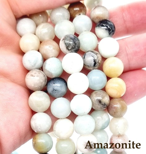 Semi Precious Gemstone Beads Jewellery Making - 6mm Round - 65 per strand - Picture 14 of 176