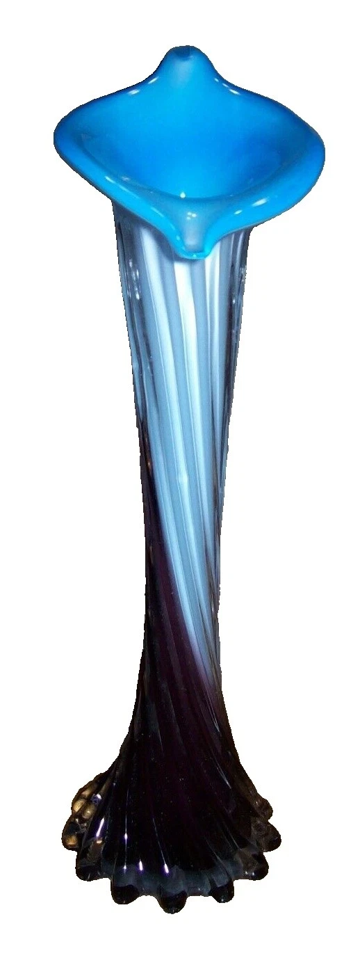 Vidrio florero de Arte Moderno de mediados de siglo Jarrones