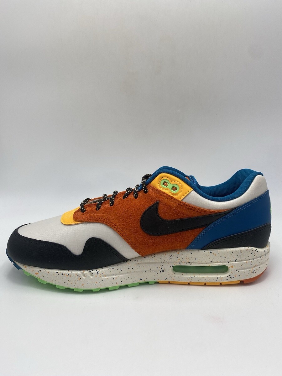 air max 1 phantom black green abyss on feet