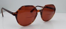 Vintage Cherokee 80515 Tortoise Round Horn-Rimmed Sunglasses USA FRAMES ONLY