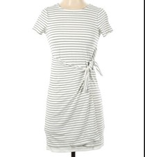 Ann Taylor striped dress dress,large (petite), women's clothing