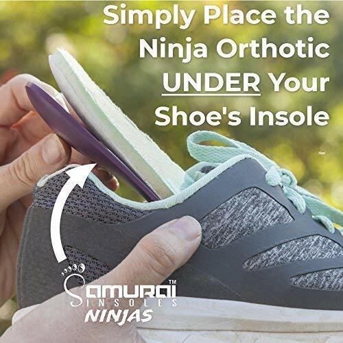 Samurai Insoles Ninjas Orthotic Inserts Plantar Fasciitis, Flat Feet