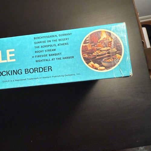 Vintage Whitman Round Guild 650pc Jigsaw Puzzle “Fireside Banquet” NEW/SEALED - Picture 7 of 7